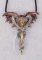 Our King dragon pendant comes with cord. This dragon pendant is perfect for all medieval and dragon lore enthusiasts.