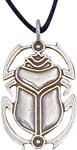The most popular Egyptian scarab pendant / amulet for over 2000 years! Originating in Egypt, the scarab was a symbol of new life and resurrection. Cord not included. 1-3/8