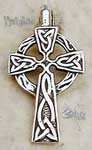 The Celtic cross pendant is the ageless symbol of the Christian Faith beautifully executed in its early medieval form. 1-1/4