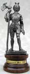 Pewter Miniature Italian Cavalry Knight with Halberd
