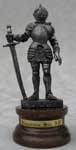 Pewter Miniature Cavalry Knight with Sword