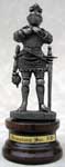 Pewter Miniature Cavalry Knight with Sword