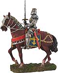 Templar Knight in Full Armor Resin Figurine