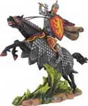 Viking Warrior on Horseback