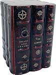Antique Book 10 CD Holder