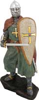 Large Templar Knight Figurine