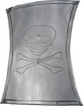Budget Pirate Skull Shield