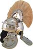 Roman Helmet Blond Plume