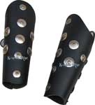Studded Black Leather Arm Bracer