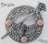 Knights Edge is proud to offer this beautiful highland Celtic brooch which is 2-3/4