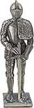 Pewter French Medieval Knight with Sword