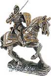 Pewter English Knight on Horseback