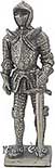 Pewter Medieval Knight with Sword