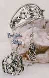 Triple Wolf Celtic Knot Slave Bracelet