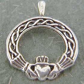 Celtic pendant - A sterling silver symbol of Love, given in friendship and marriage. Its origin is from medieval Ireland. 1