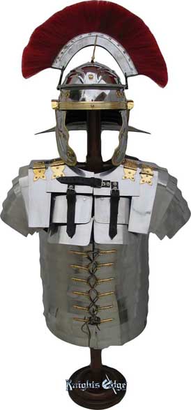 Red Plume Roman Centurion Armour
