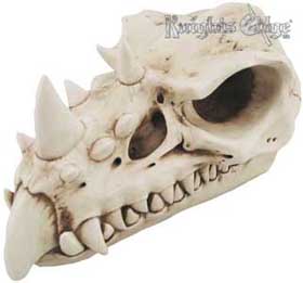 Click here to view larger image Early Dragon Skull Replica