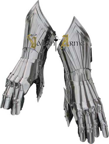 Wearable Medieval Knights Gauntlets