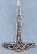 Sterling Silver Viking Thor's Hammer Pendant