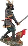 Japanese Akira Samurai Figures - "The Intellectual" A keen and swift decision in battle could determine life and death. Steeped in Japanese history, the name "Akira" represents "one of bright and intellectual mind". This soulful samurai is skillfully cast in resin and finely hand detailed.