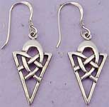 Sterling Silver ''Forever'' Celtic Knot Earrings