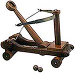 Medieval Catapult - Made of Wood in Italy