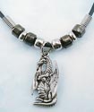 The dragon pendant with beads is something the dragon fans are looking for. The pendant is one inch in height.
