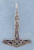 Sterling Silver Viking Thor's Hammer Pendant