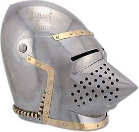 The European Pigface Bascinet Helmet